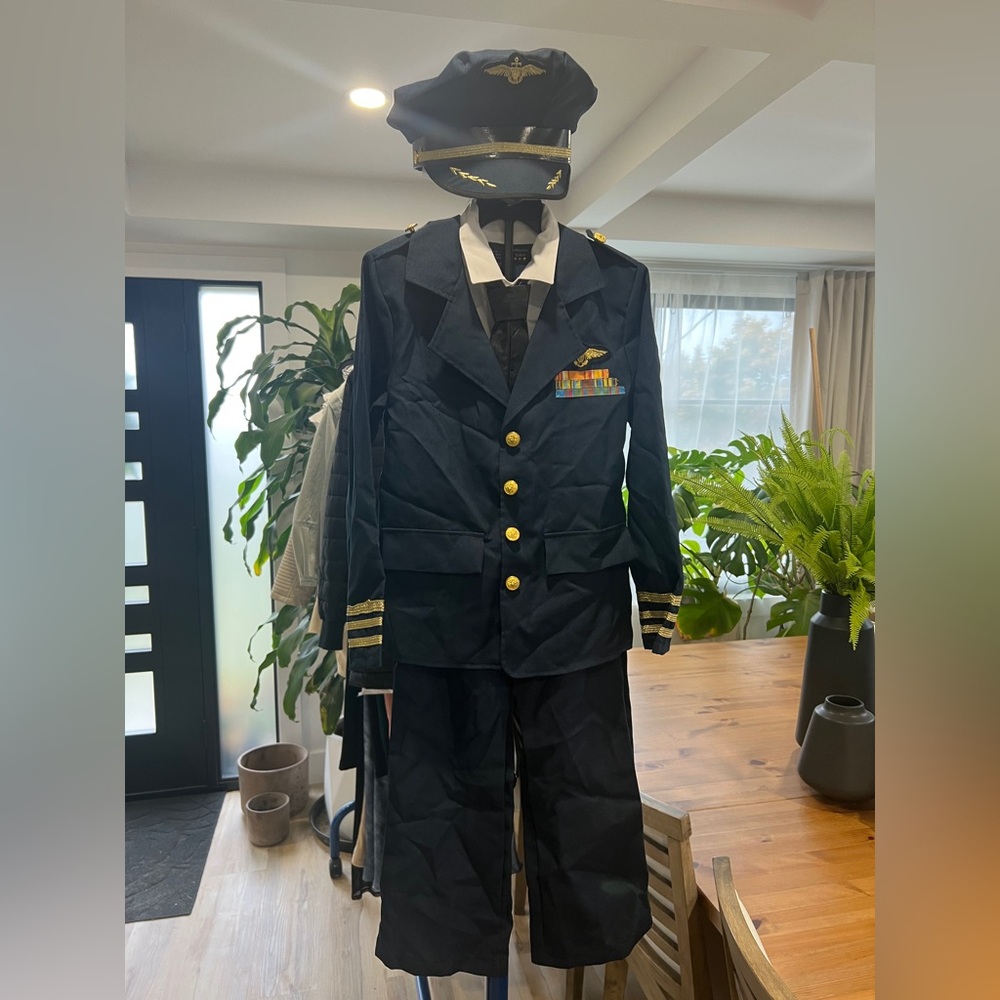 NWT Boys Blue Pilot Costume